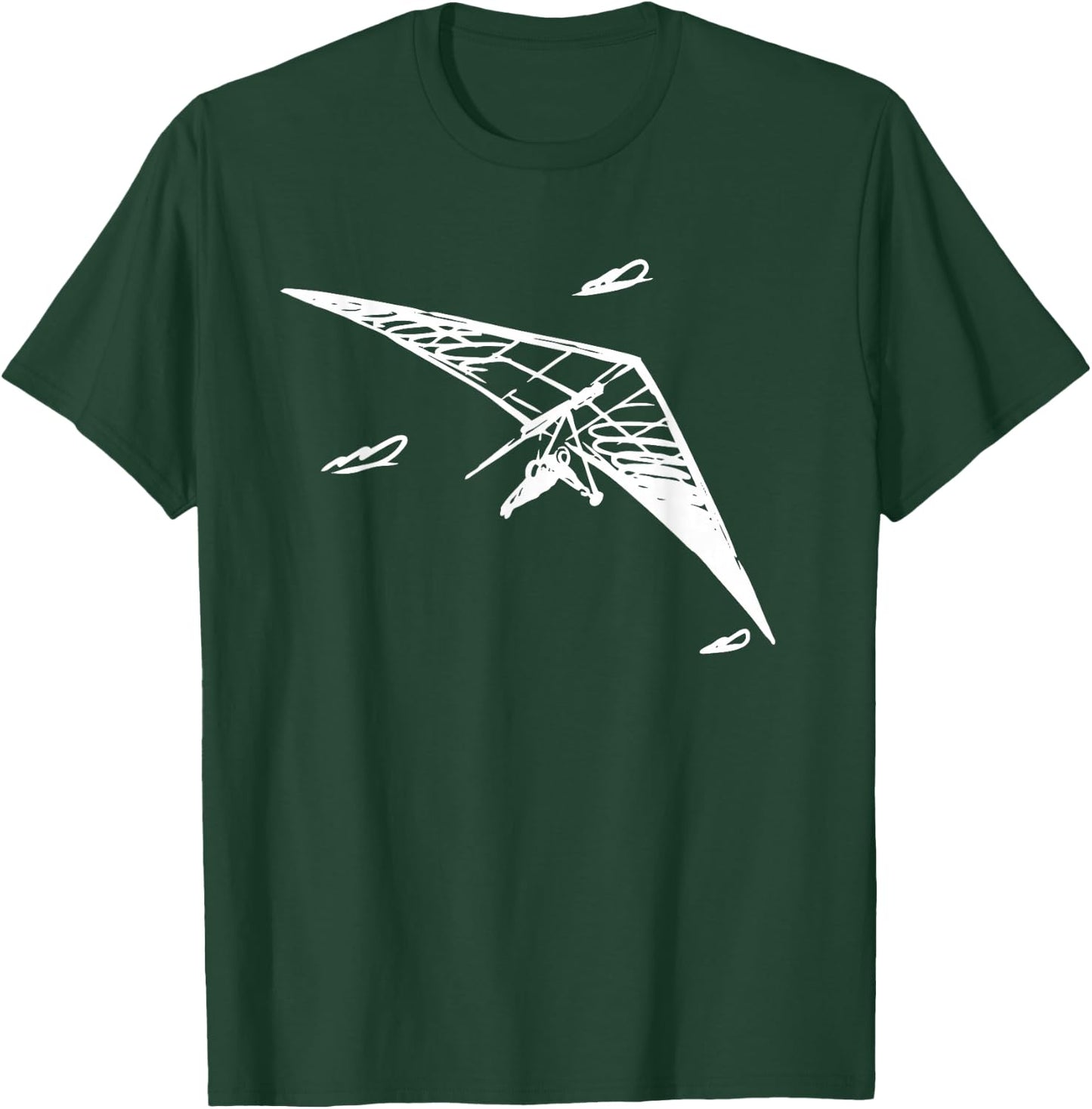 I'd Rather Be Hang Gliding Hand Gliding & Hand Glider Pilot T-Shirt - T-Shirt | Forest