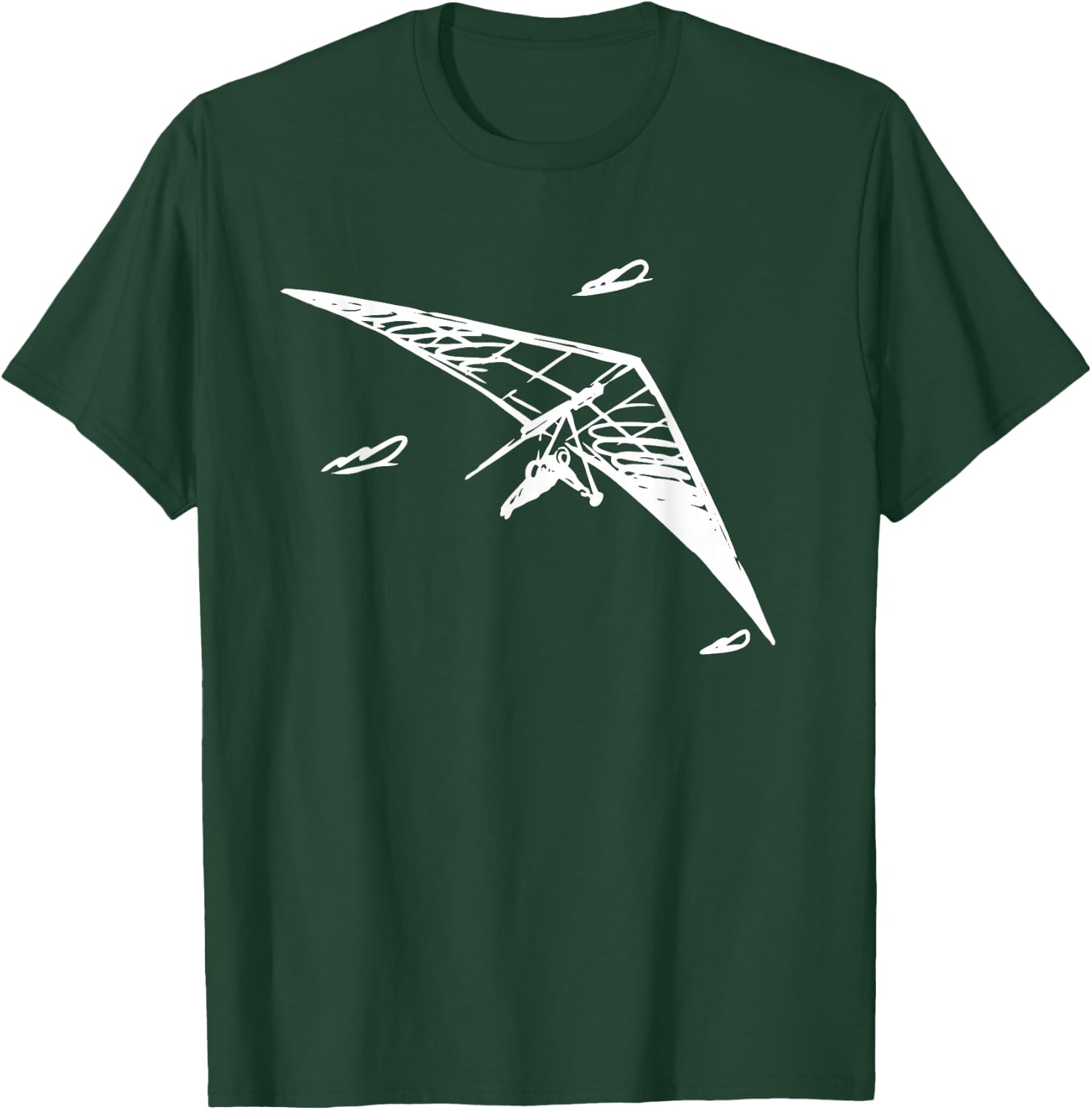 I'd Rather Be Hang Gliding Hand Gliding & Hand Glider Pilot T-Shirt - T-Shirt | Forest