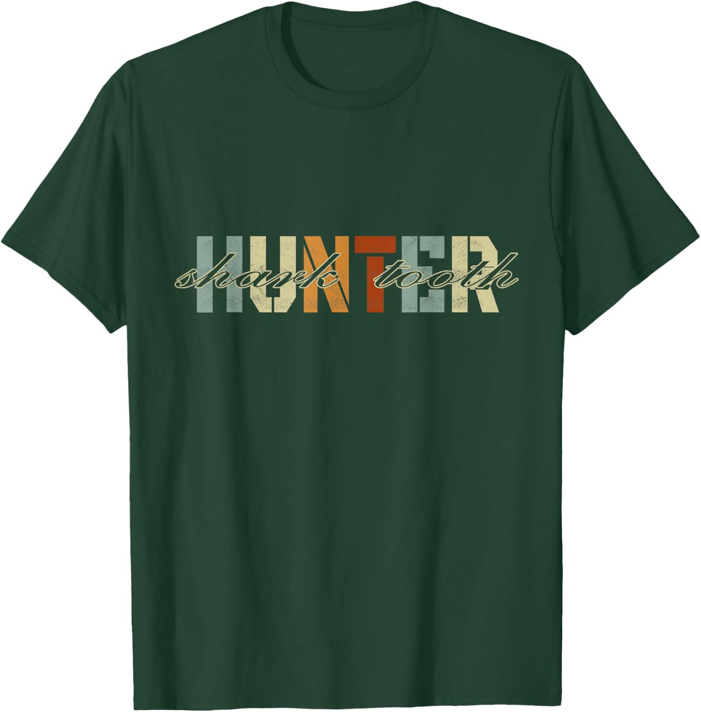 Shark Teeth Hunter Fossil Collector Paleontologist T-Shirt - T-Shirt | Forest