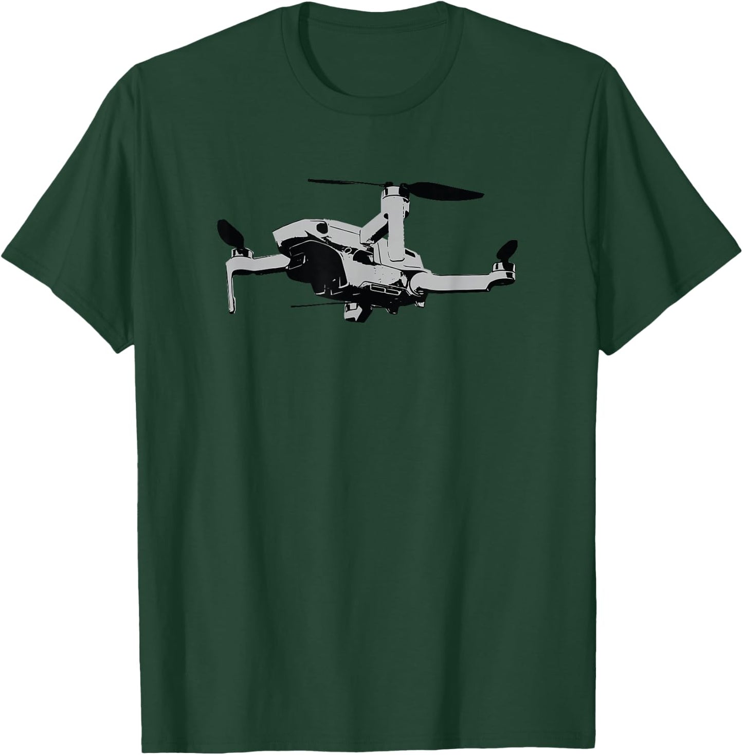 Drone Flight FPV Pilot Quadcopter T-Shirt - T-Shirt | Forest