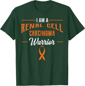 Renal Cell Carcinoma Awareness RCC Hypernephroma Warrior T-Shirt - T-Shirt | Forest