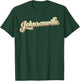 Johnsonville Retro Art Baseball Font Vintage T-Shirt - T-Shirt | Forest