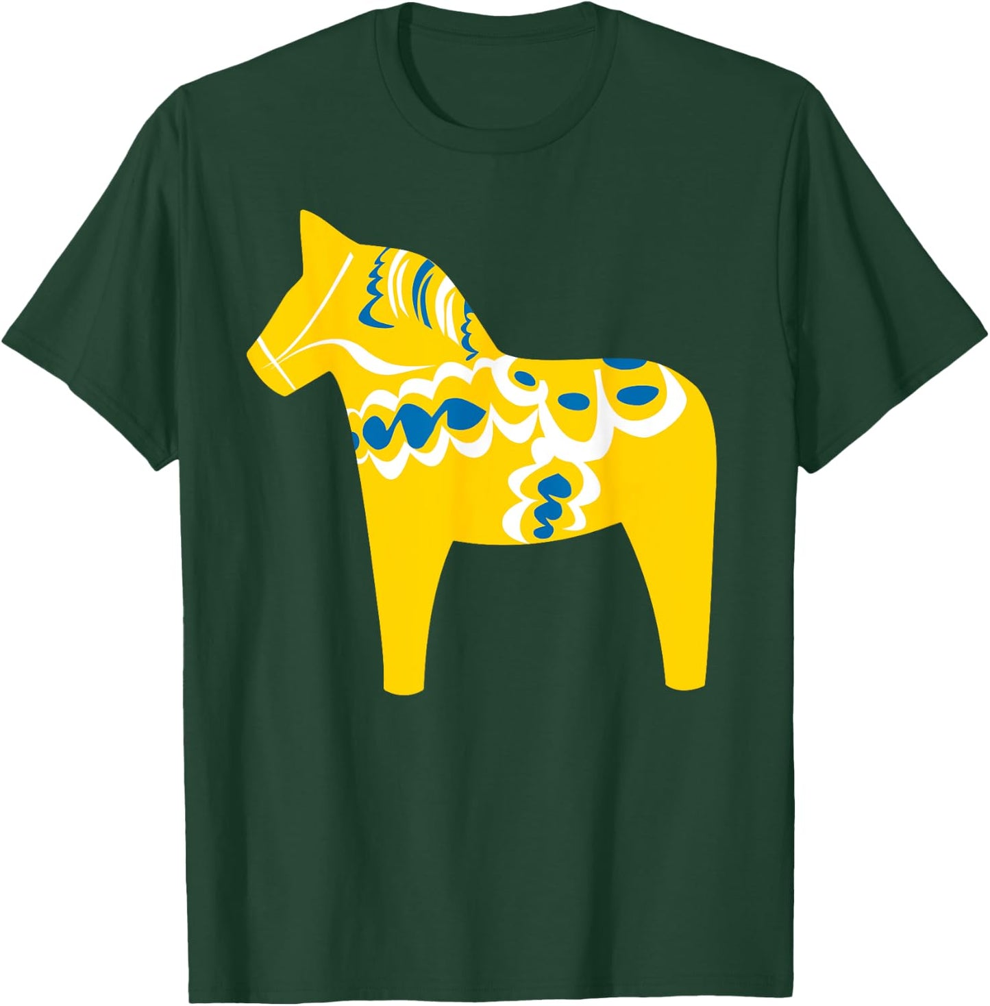 Dala Horse Shirt Dalarna Swedish Sweden Gift T-Shirt - T-Shirt | Forest