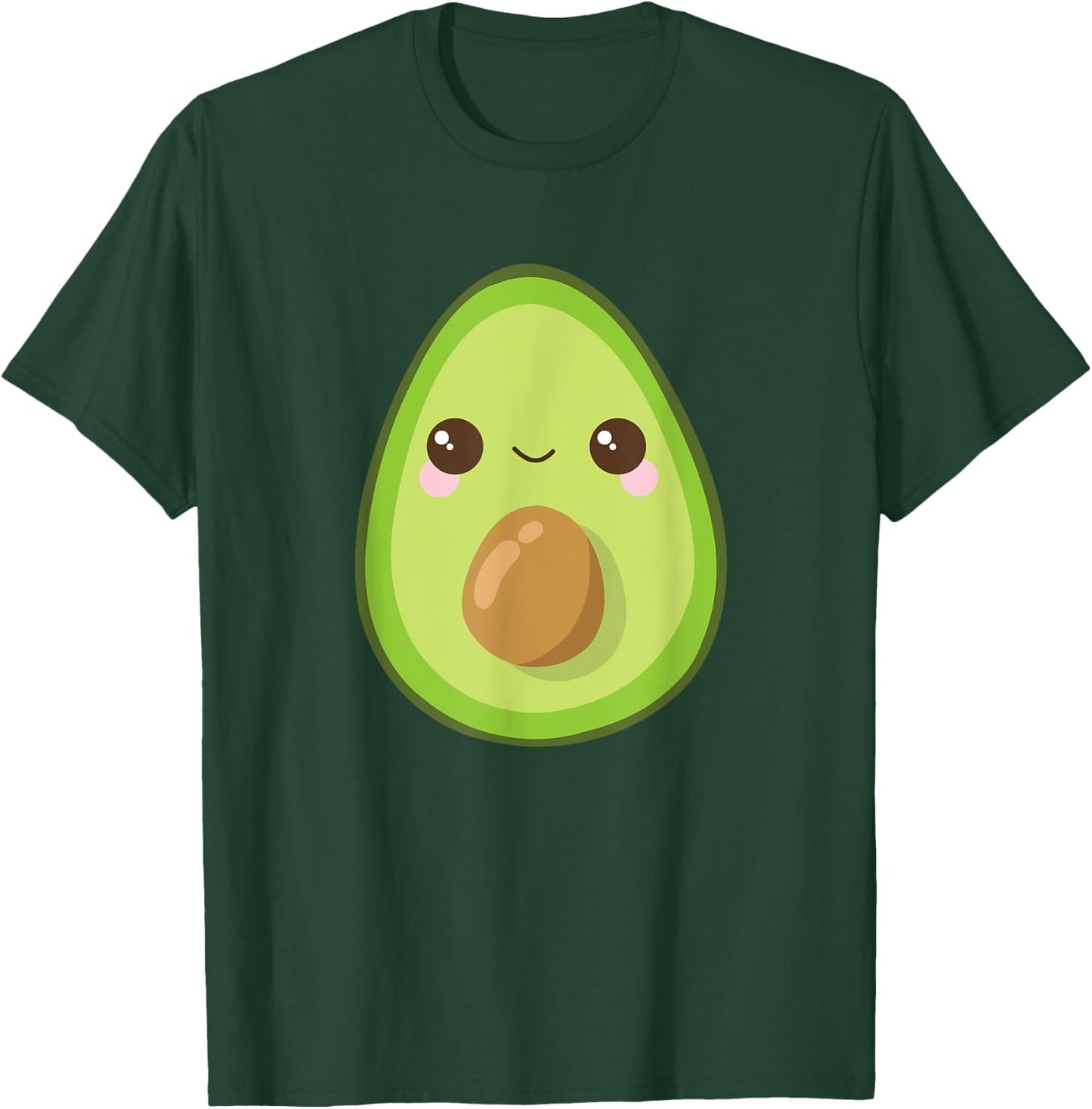 Dabbing Avocado Shirt Funny Vegan Food Lover Kids Women T-Shirt - T-Shirt | Forest