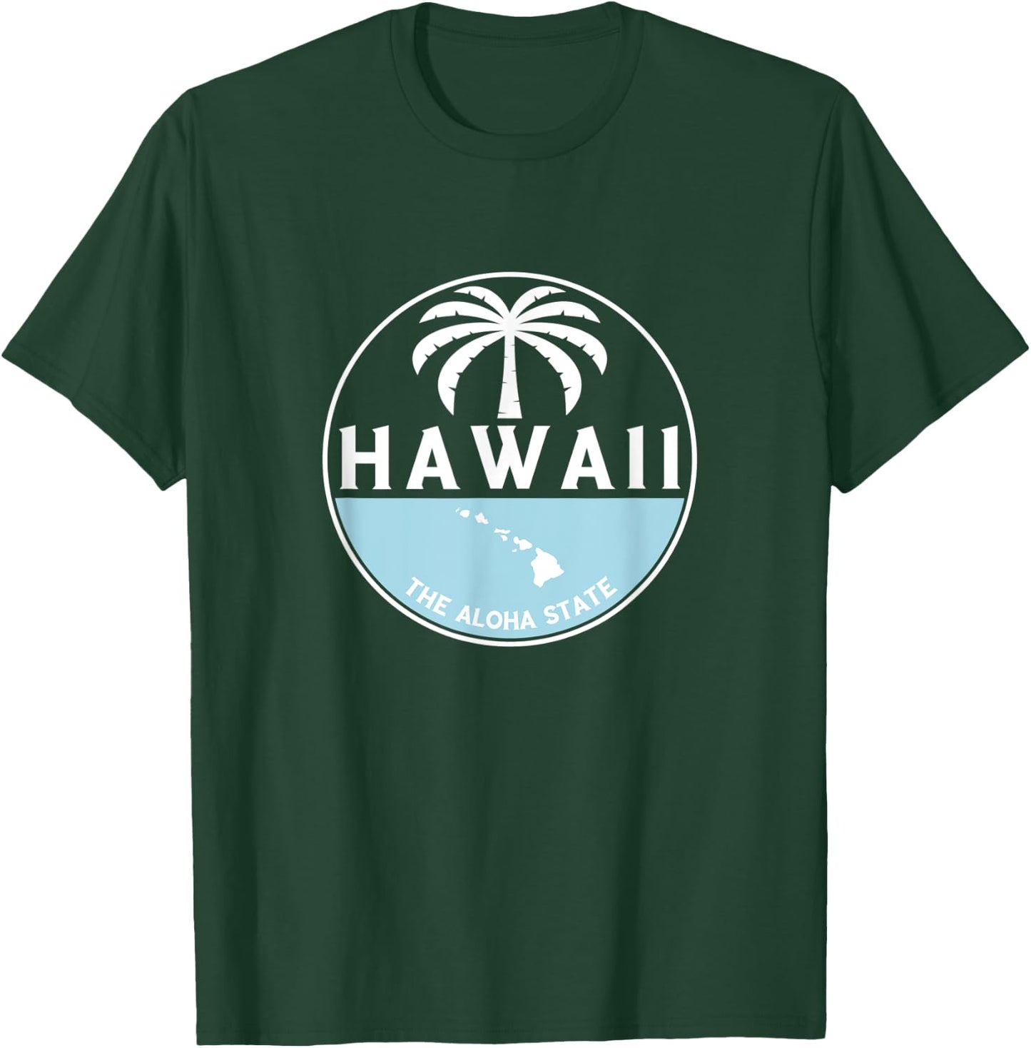 Hawaii The Aloha State - Aloha Hawaiian Palm Tree Ohana !! T-Shirt - T-Shirt | Forest