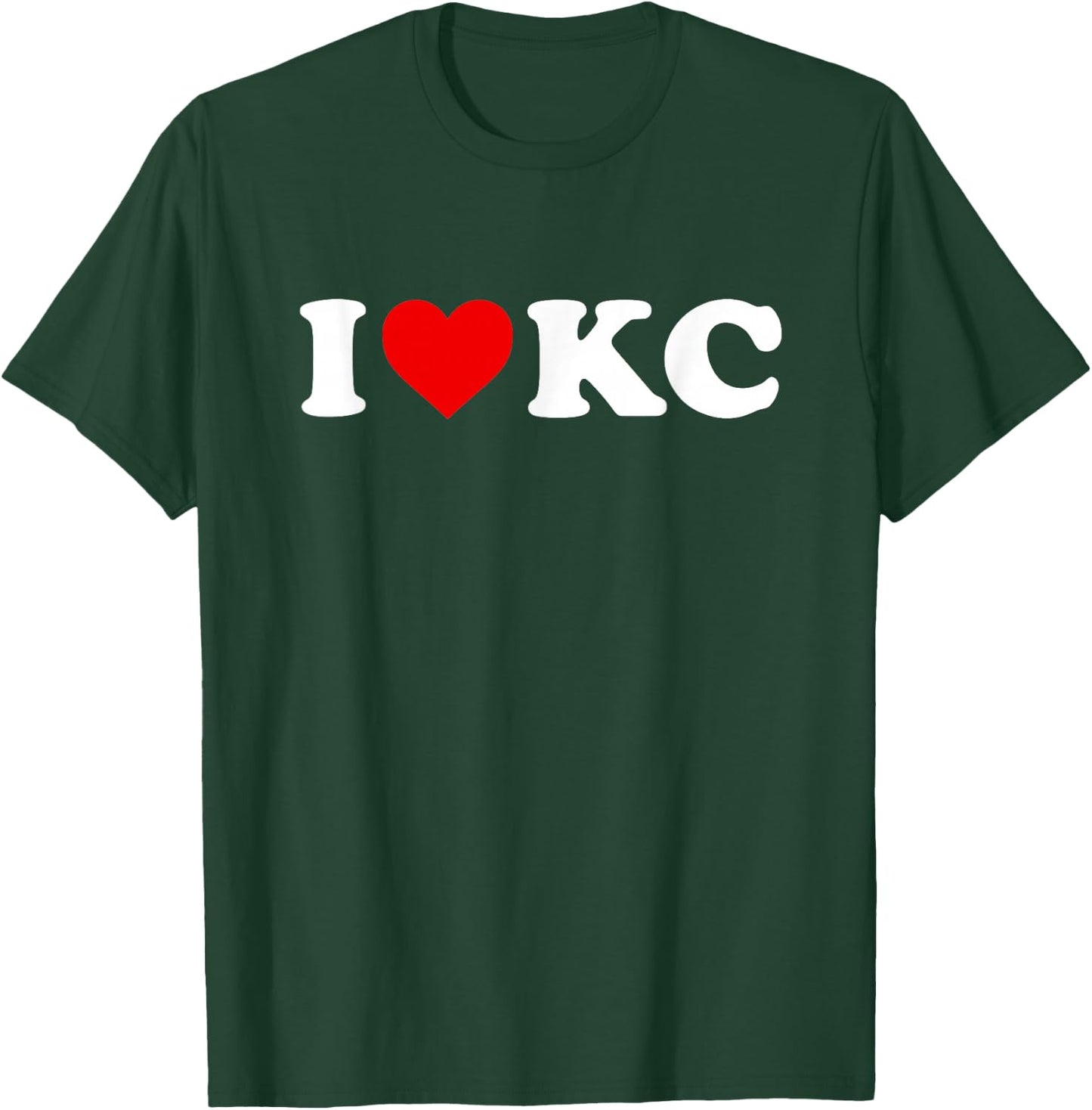 I Love Kansas City KC - Heart T-Shirt - T-Shirt | Forest
