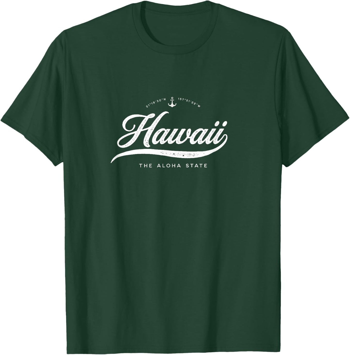 Hawaii Aloha Vintage Retro T-Shirt - T-Shirt | Forest