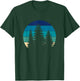 Outdoor retro minimalist pine tree T-Shirt - T-Shirt | Forest