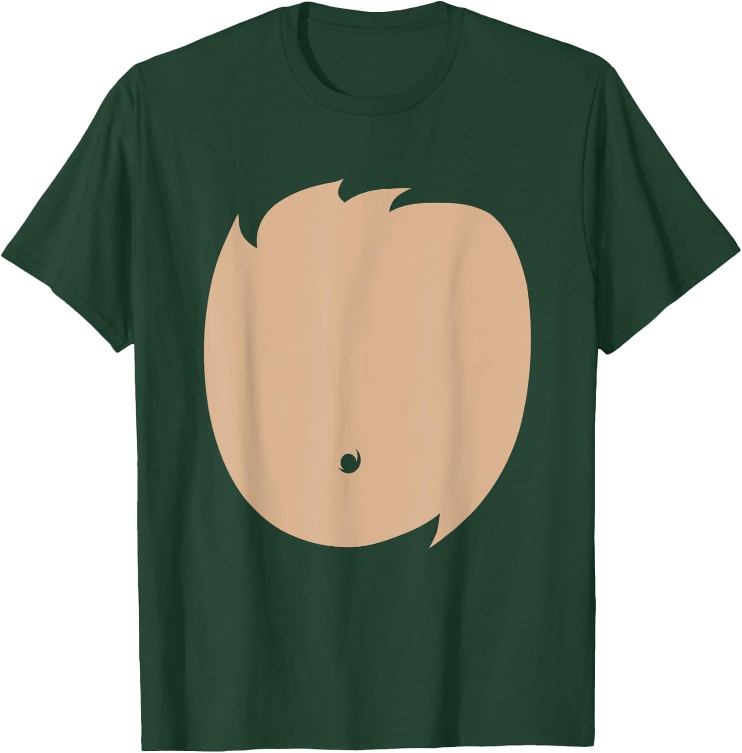 Funny Monkey Chest Easy Halloween Costume T-Shirt - T-Shirt | Forest