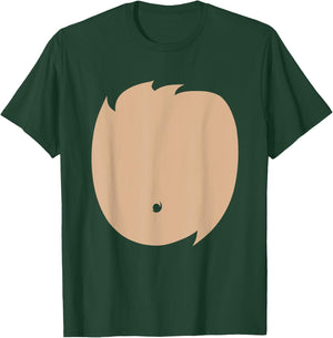 Funny Monkey Chest Easy Halloween Costume T-Shirt - T-Shirt | Forest