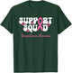 Breast Cancer Friend Support Squad Breast Cancer Awareness T-Shirt - T-Shirt | Forest