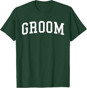 Groom, Matching Bride, Wedding Bachelor Party Groom T-Shirt - T-Shirt | Forest