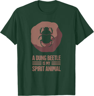 Dung Beetle & Insect Entomologist Gift - Beetle T-Shirt - T-Shirt | Forest