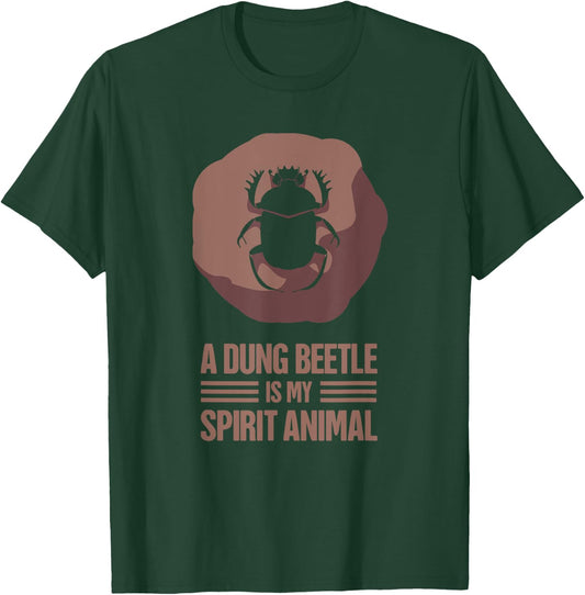Dung Beetle & Insect Entomologist Gift - Beetle T-Shirt - T-Shirt | Forest