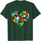 Ornithology ornithologist bird lover heart T-Shirt - T-Shirt | Forest