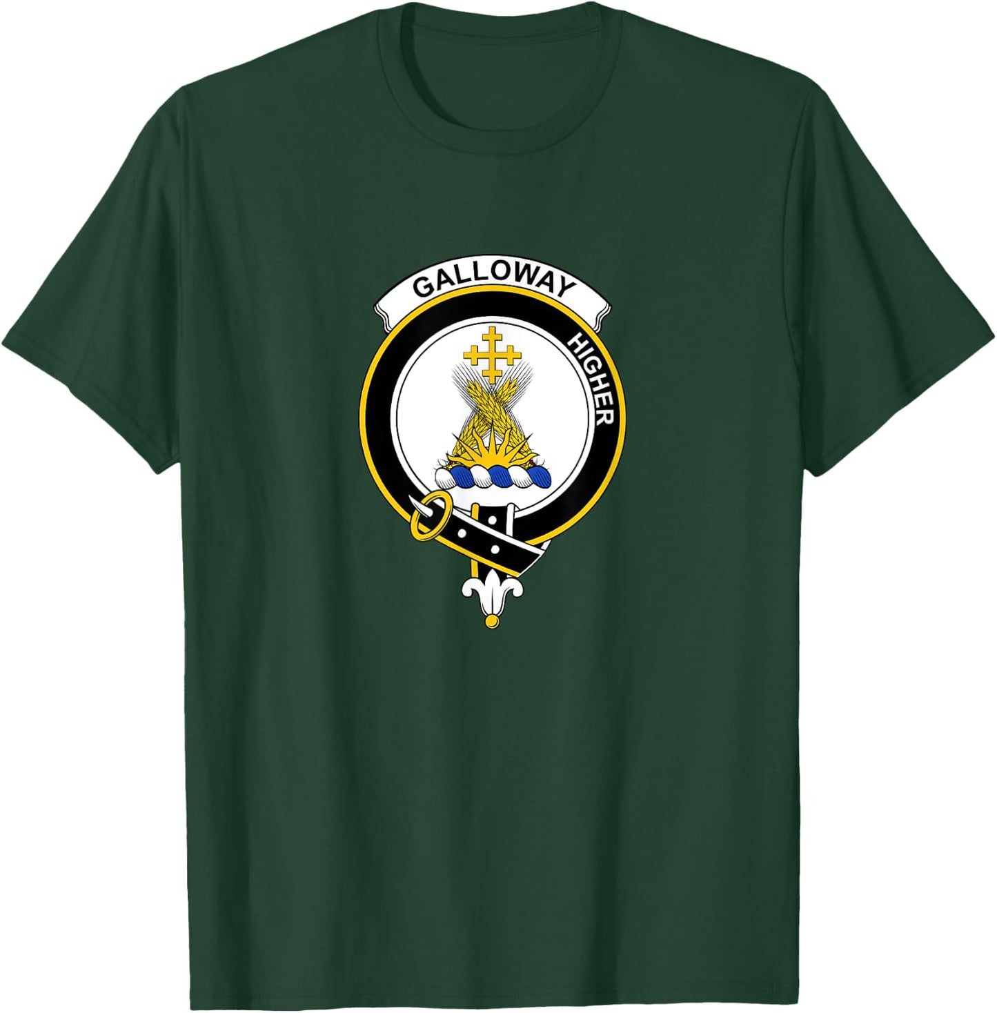Galloway Coat of Arms - Family Crest T-Shirt - T-Shirt | Forest