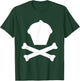 Cupcake & Crossbones Cute No Skull Not Scary Fun Gag T-Shirt - T-Shirt | Forest