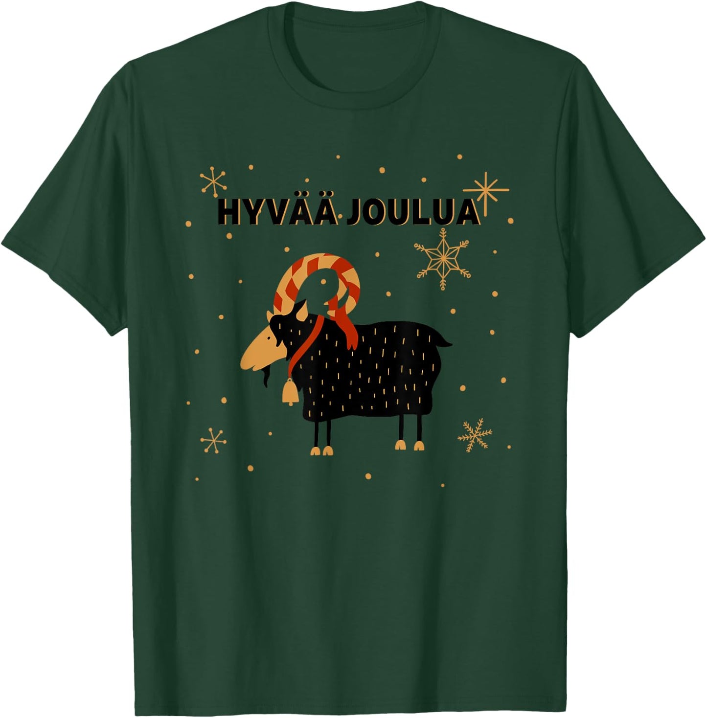 Hyvaa Joulua Finnish Christmas T-Shirt - T-Shirt | Forest