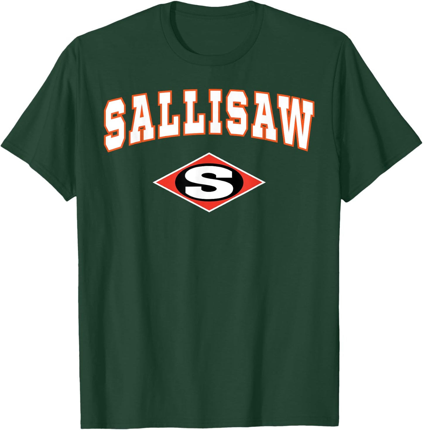 Sallisaw High School Black Diamonds C2 T-Shirt - T-Shirt | Forest