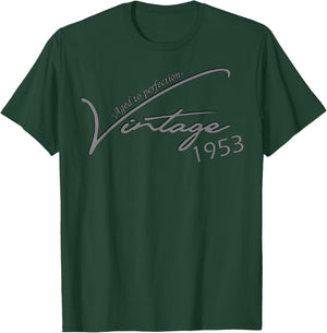 Vintage 1953 - 65th Birthday Gifts Women T-Shirt - T-Shirt | Forest