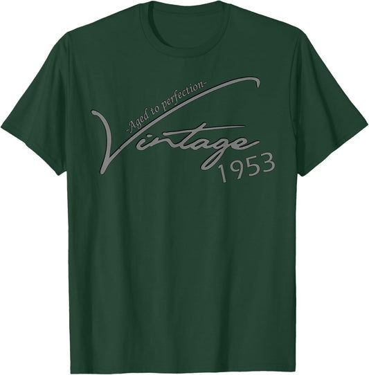 Vintage 1953 - 65th Birthday Gifts Women T-Shirt - T-Shirt | Forest