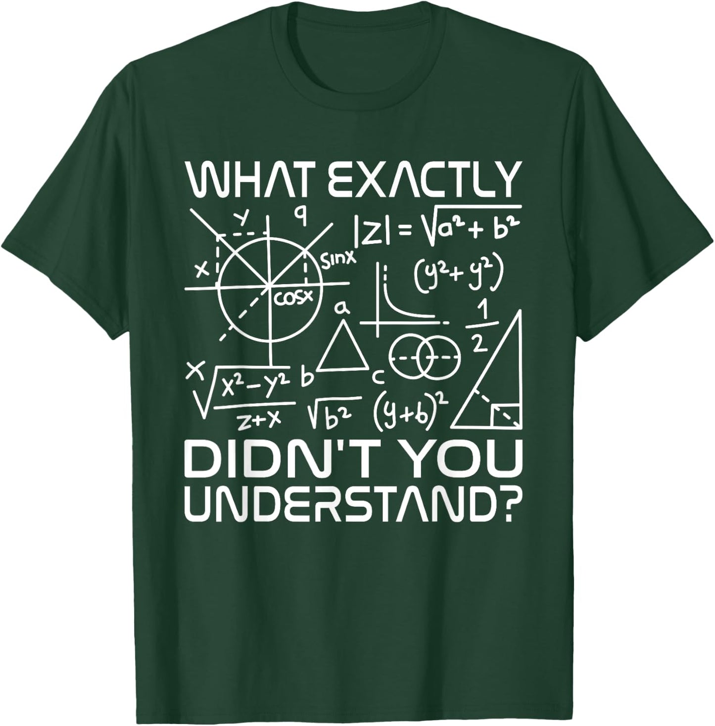 Math Teacher Science Physics Formula Mathematician Nerd Women T-Shirt - T-Shirt | Forest