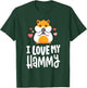 I Love My Hammy Shirt Cute Hamster Kawaii Shirt Kids Gift T-Shirt - T-Shirt | Forest