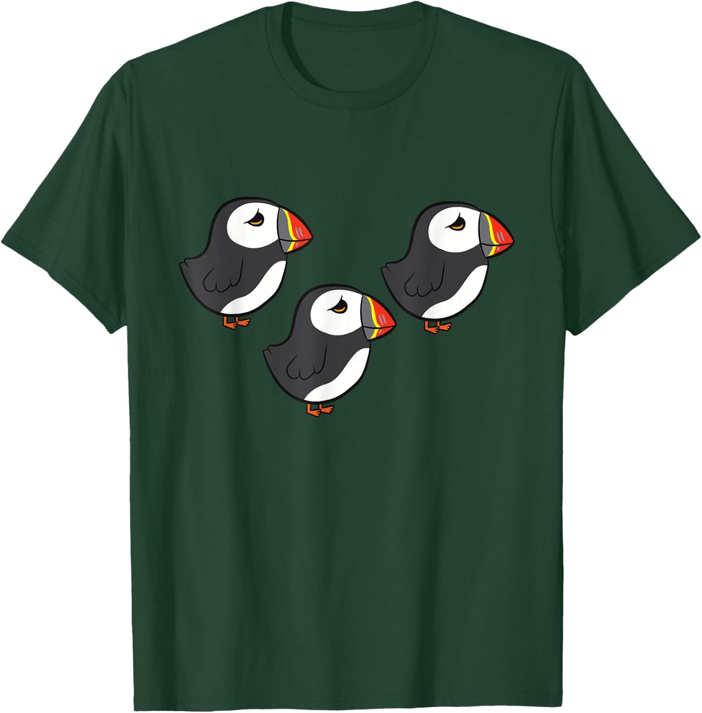 Cute Puffins Love Puffins T-Shirt - T-Shirt | Forest