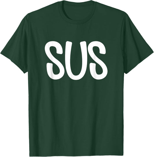 Gaming Meme Impostor Kinda Sus Video Gamer Gift T-Shirt - T-Shirt | Forest
