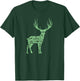 Deer Venison Butcher Cuts Diagram T-Shirt - T-Shirt | Forest