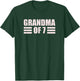 Grandma 7 Grandkids 7th Time Cubed Grandma Of Seven T-Shirt - T-Shirt | Forest