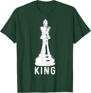 Chess Player King Vintage Halloween Costume Chess Master T-Shirt - T-Shirt | Forest