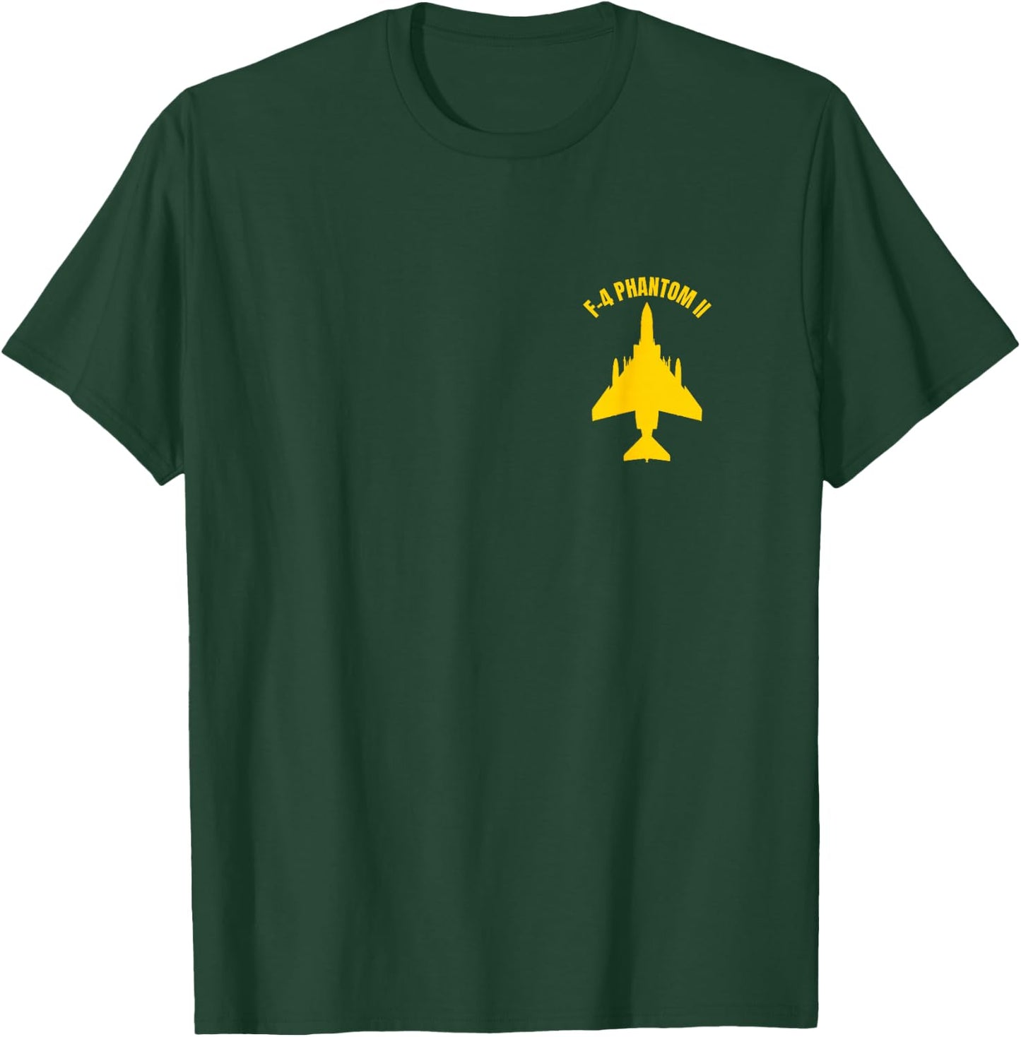 F-4 Phantom II Military Fighter Jet Aircraft Design T-Shirt - T-Shirt | Forest