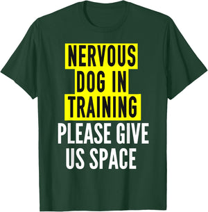 Nervous Dog Owners & Reactive Dog In Training - BOTH SIDES Women Girls Kids T-Shirt - T-Shirt | Forest