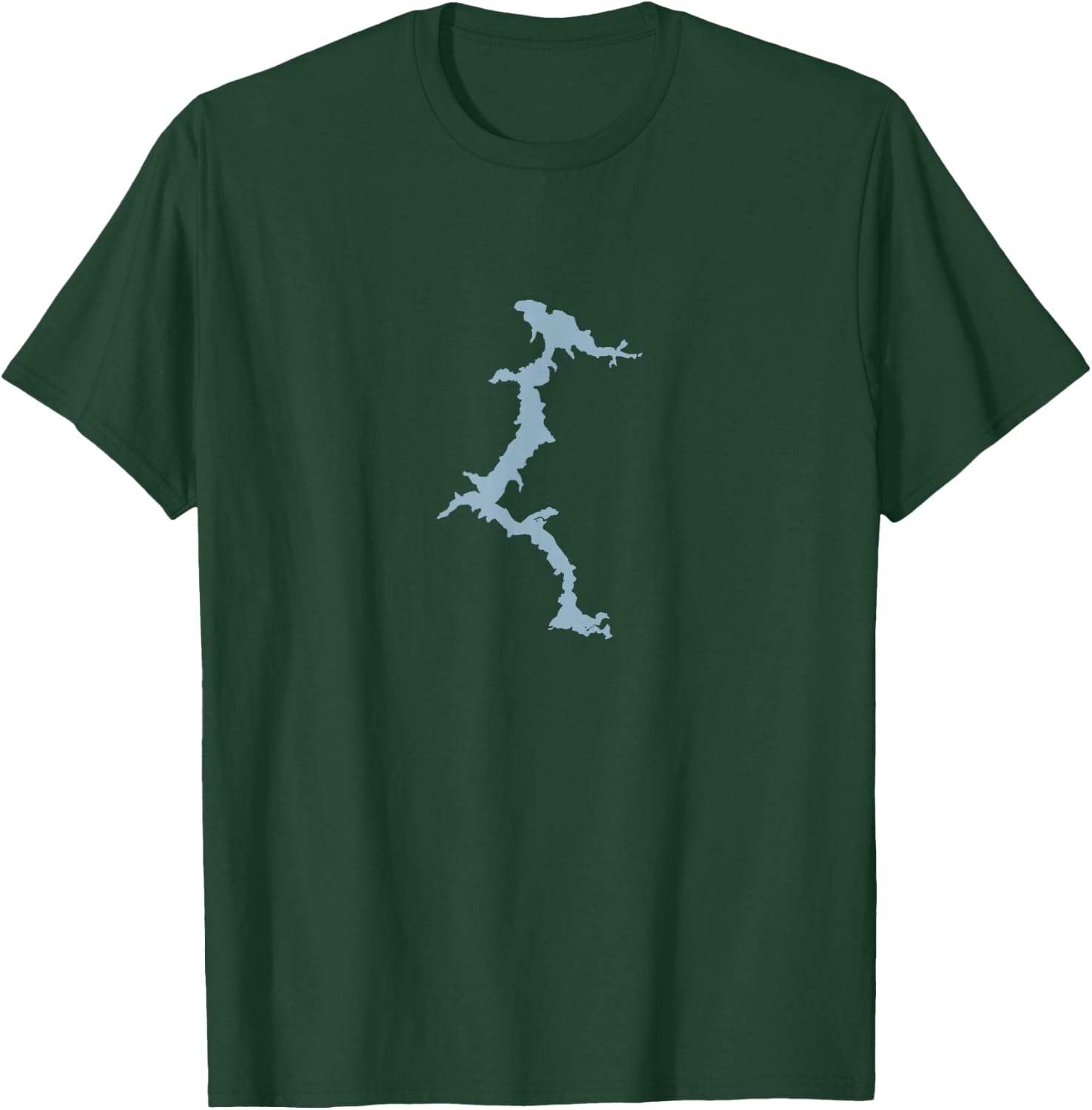 Lake Coeur d'Alene - Blue T-Shirt - T-Shirt | Forest