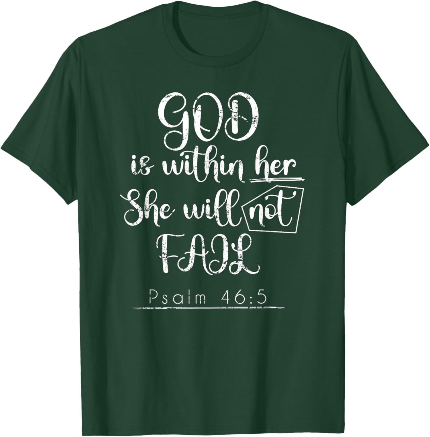 Christian Faith Holy Bible Verse Jesus Lord Devotee Prayer T-Shirt - T-Shirt | Forest