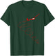 Glider in the Thermal - aviation aviation aviation pilot T-Shirt - T-Shirt | Forest