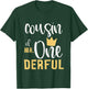 Cousin of Mr Onederful 1st Birthday 1 One-Derful Matching T-Shirt - T-Shirt | Forest
