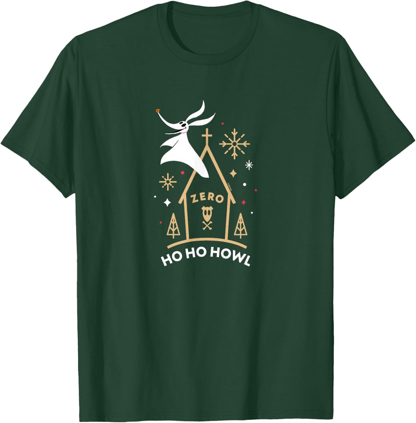 The Nightmare Before Christmas - Zero Ho Ho Howl T-Shirt - T-Shirt | Forest