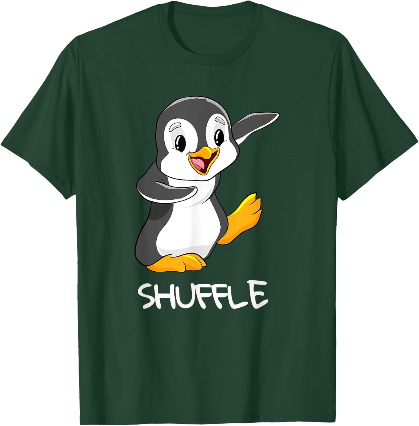 Shuffle dancing penguin Shirt Shuffle Dance Music Techno T-Shirt - T-Shirt | Forest