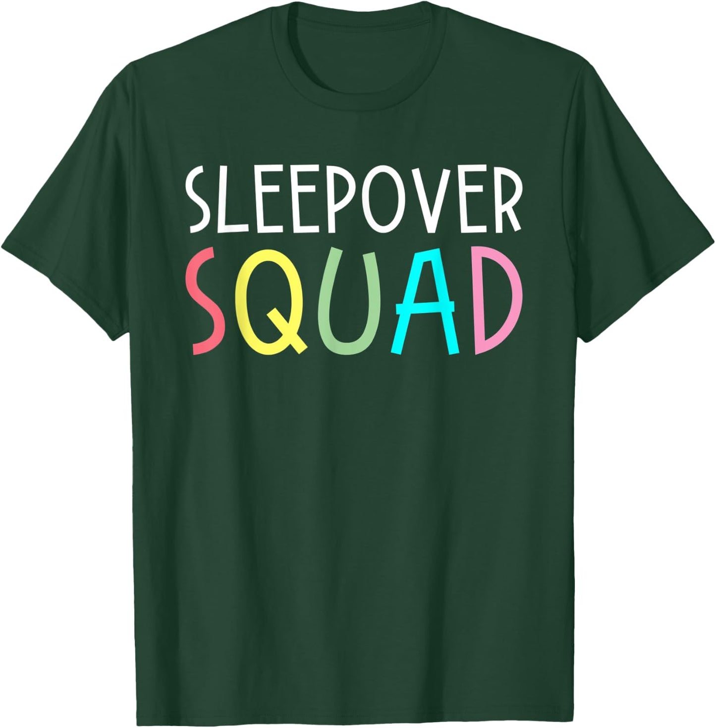 Sleepover Squad Slumber Party Overnight Pajama Gift T-Shirt - T-Shirt | Forest