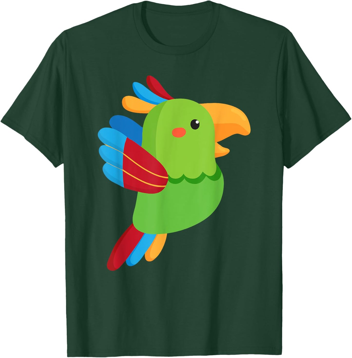 Parrot Shirt For Girls and Boys Parrot Shirts For Kids T-Shirt - T-Shirt | Forest