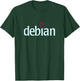 Linux Debian lovers Spiral Logo Open Source Os T-Shirt - T-Shirt | Forest