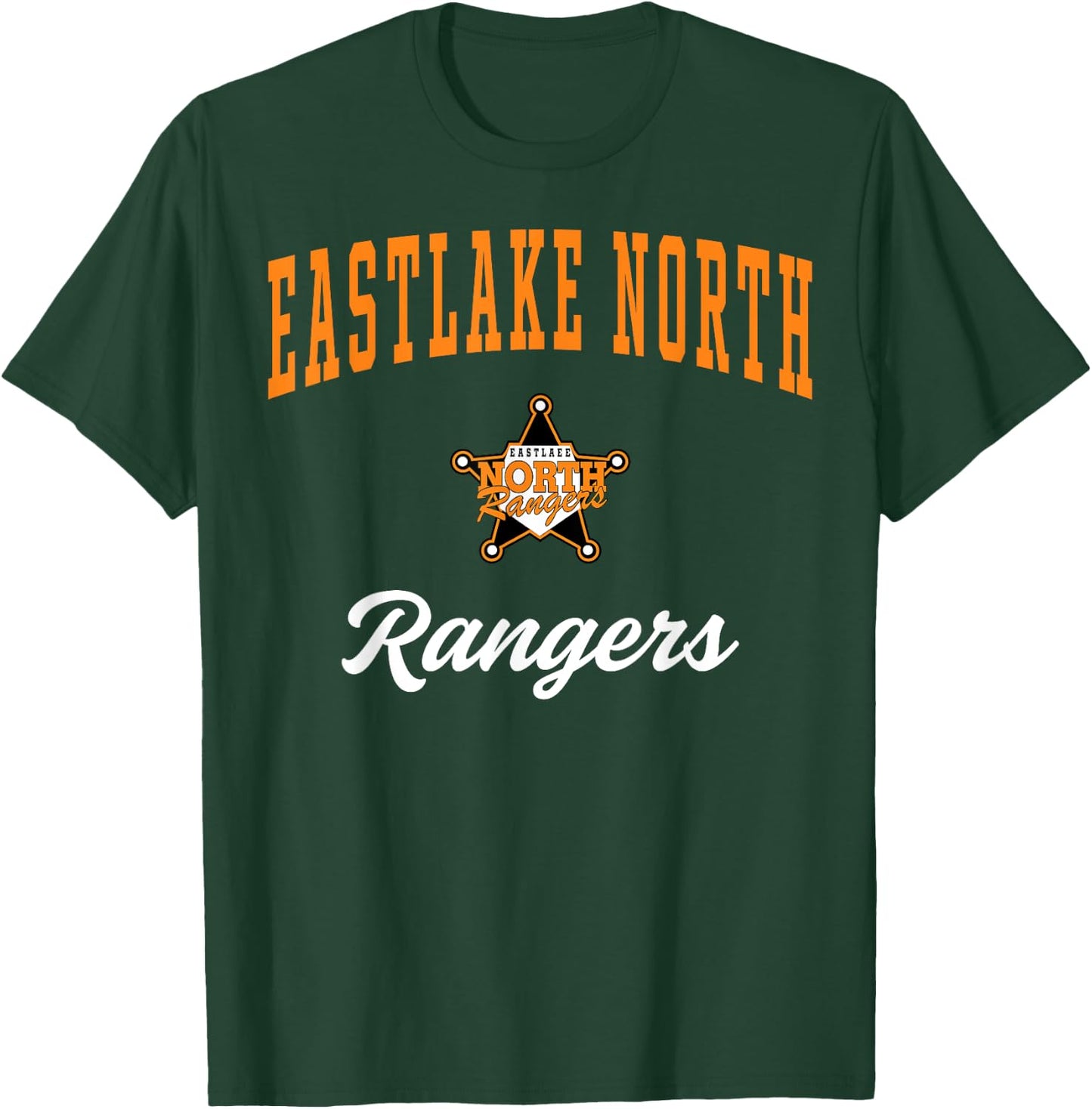 Eastlake North High School Rangers C3 T-Shirt - T-Shirt | Forest