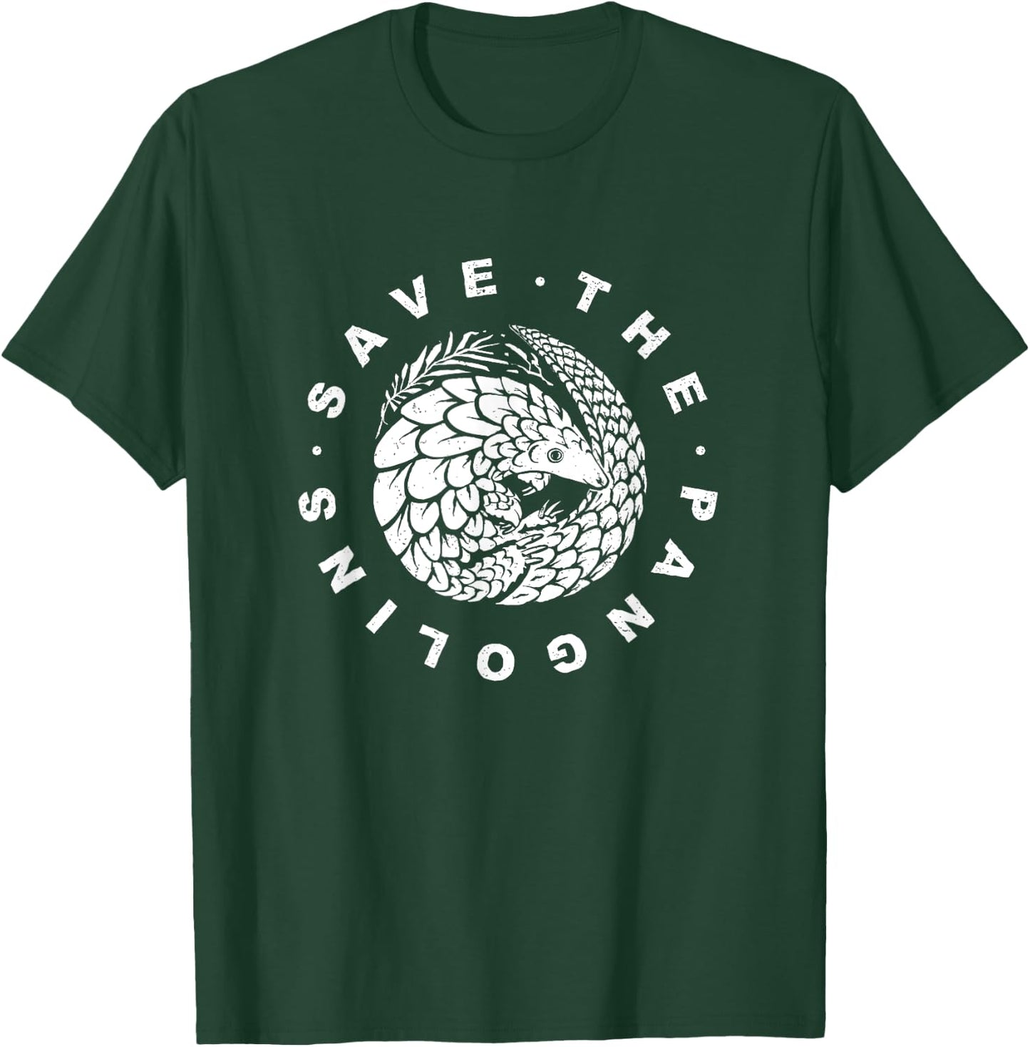 Wildlife Conservation - Save The Pangolin Animal Welfare T-Shirt - T-Shirt | Forest
