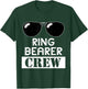 Ring Wedding Party Security Sunglass Ring Bearer Crew T-Shirt - T-Shirt | Forest