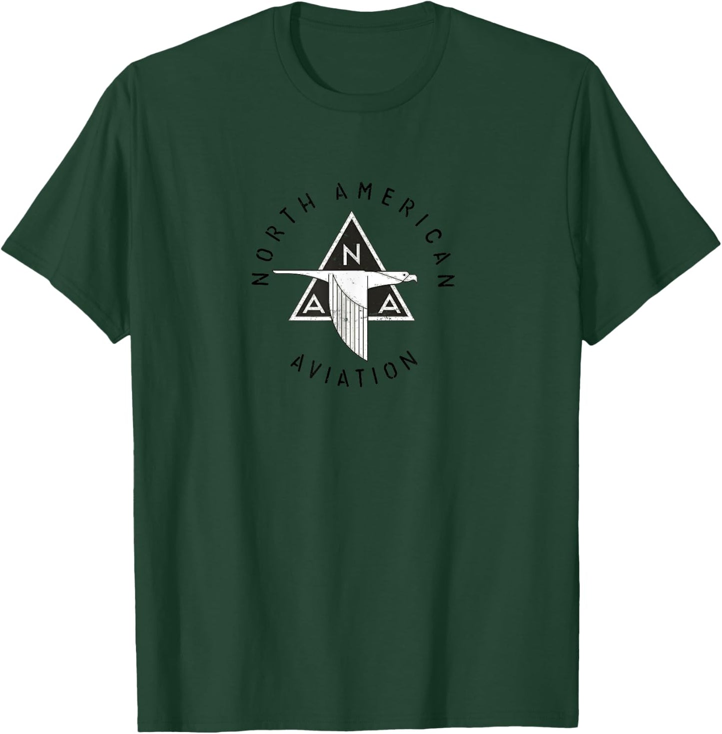North American Aviation logo T-Shirt - T-Shirt | Forest
