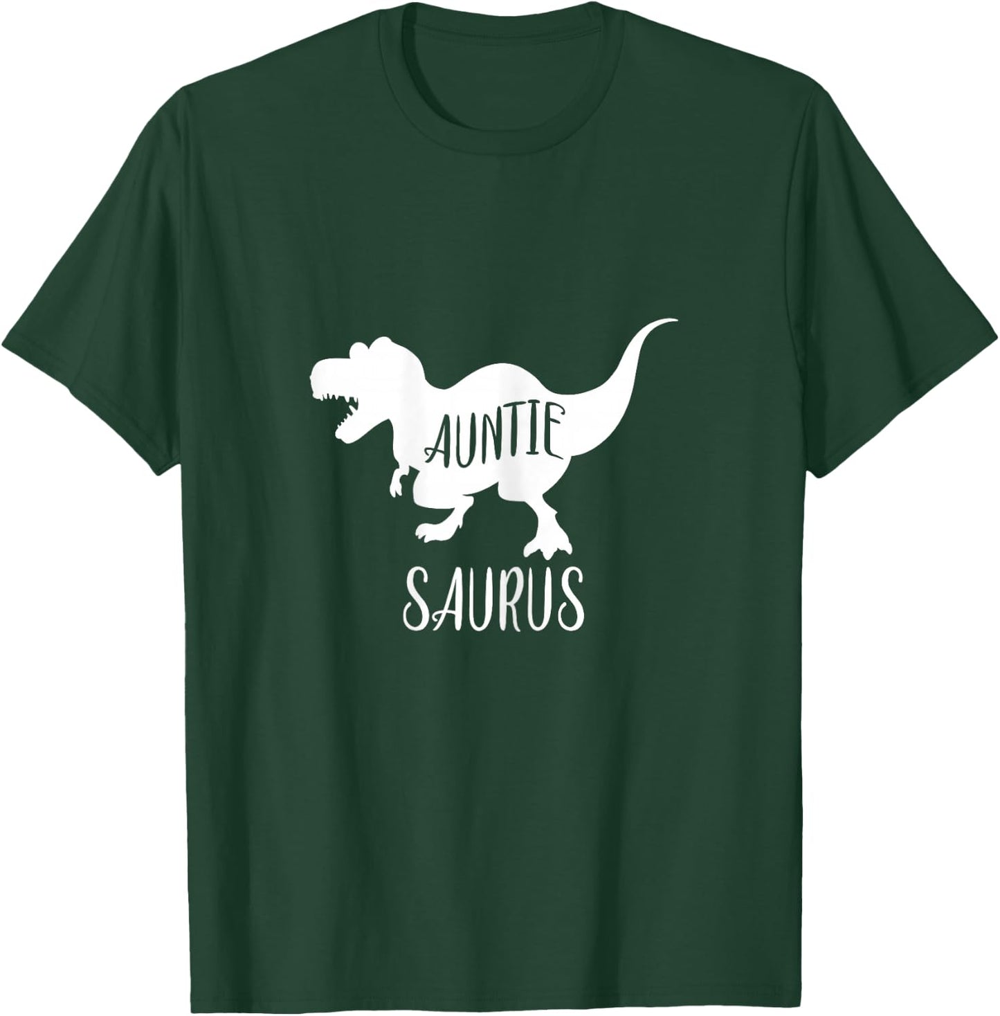 Auntie Saurus Matching Dinosaur Family Gift Aunt T-Shirt - T-Shirt | Forest