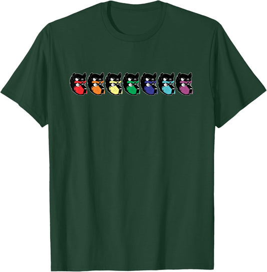 Rainbow Puppy Hood Pride Popular Gay Pride Month T-Shirt - T-Shirt | Forest