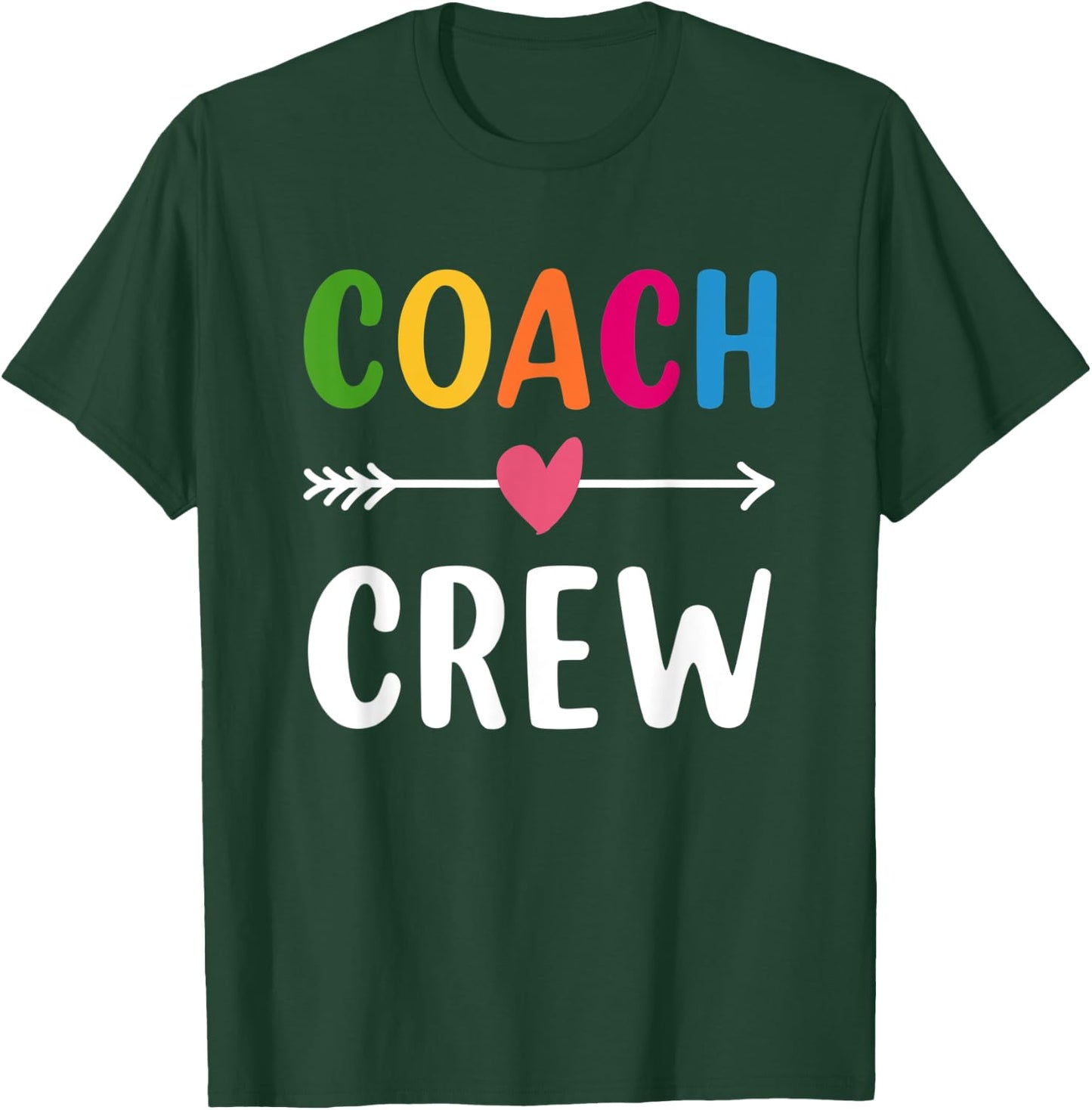 Coach Crew Instructional Coach Teacher Gift Men Women T-Shirt - T-Shirt | Forest
